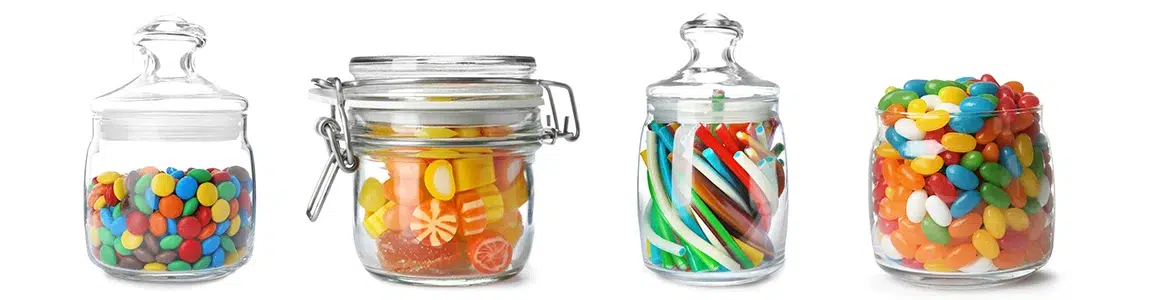 Sweets in the jar