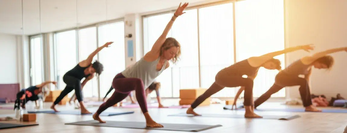 Yoga session